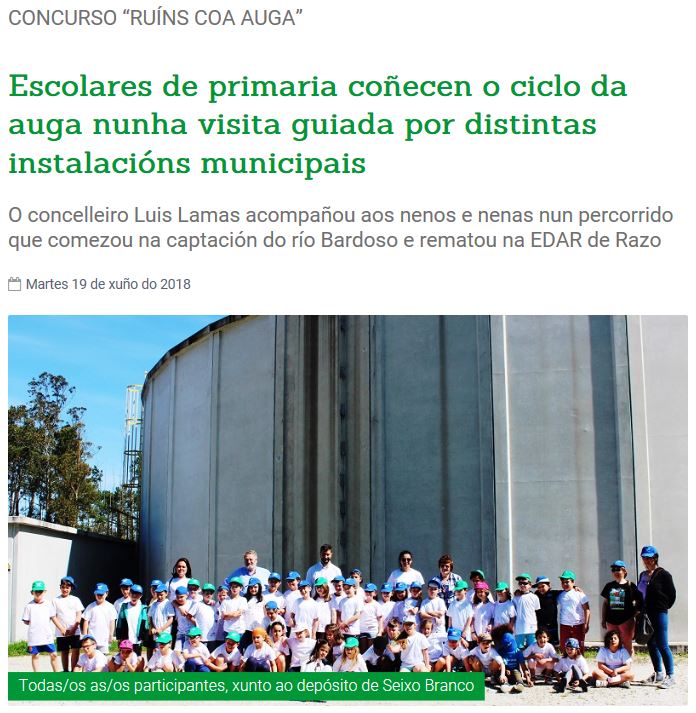 Baiona ahorra un 10% de agua al rebajar la presión a la mitad en el casco urbano