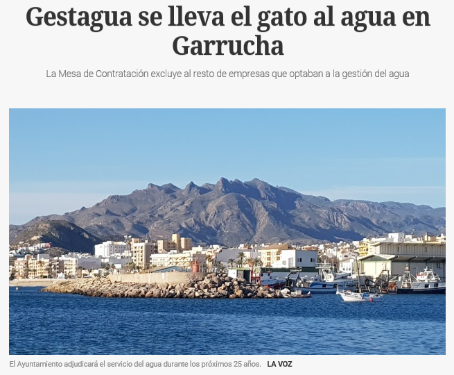 Los vecinos de las Palmas aprueban el servicio de agua